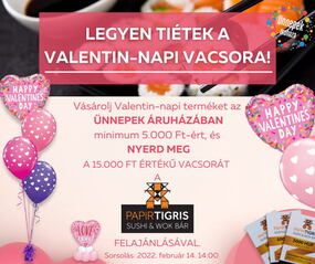 Valentin-napi nyereményjáték