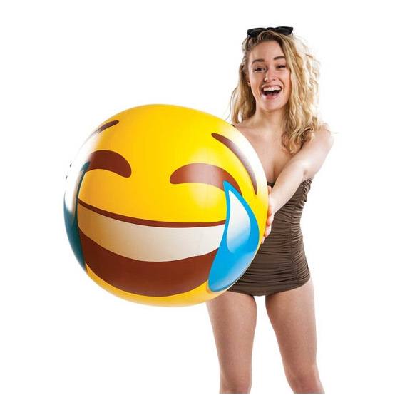 Sírvanevető Emoji Strandlabda