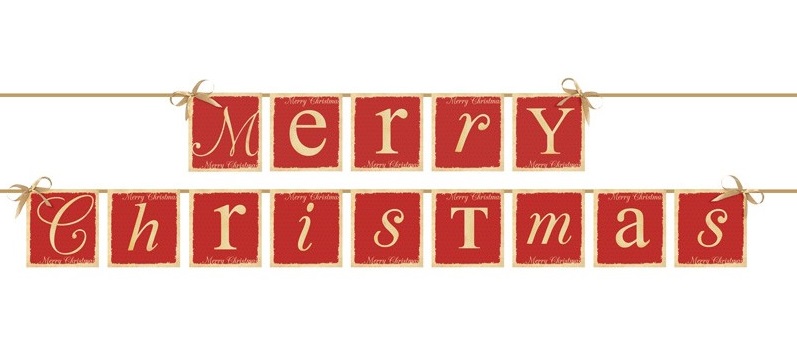 Merry Christmas füzér