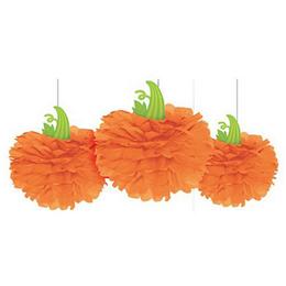 Tök alakú bolyhos dekoráció