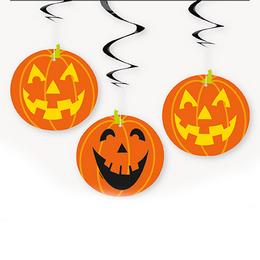 Tökfejek spirális függő dekoráció