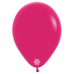 Cosmo Pink Fukszia Rózsaszín Latex (Gumi) Lufi, 12 db, 30 cm