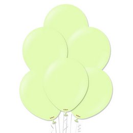 Macaron Pisztácia Kerek Gumi (Latex) Lufi, 30 cm, 100 db