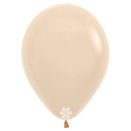 Testszínű Pasztell Matt Kerek Lufi, 30 cm