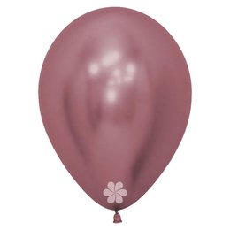 Reflex Pink - Chrome Pink Gumi (Latex) Lufi, 50 db, 30 cm