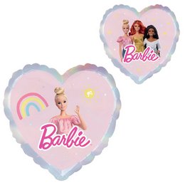 Barbie Szív Formájú Héliumos Fólia Lufi, 46 cm