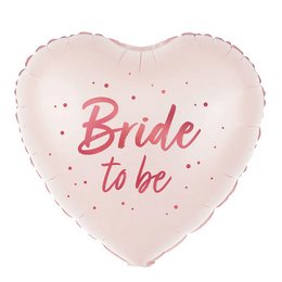 Bride to Be Szív Héliumos Fólia Lufi Lánybúcsúra, 45 cm