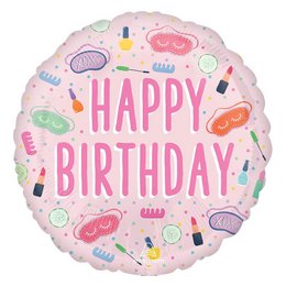 Csajos Spa Party Szülinapi Héliumos Fólia Lufi, 46 cm