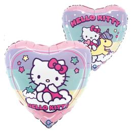 Hello Kitty Rainbow Héliumos Fólia Lufi, 46 cm