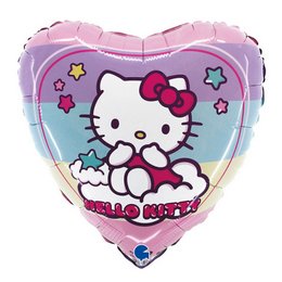 Hello Kitty Rainbow Héliumos Fólia Lufi, 46 cm