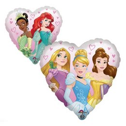 Disney Hercegnők Héliumos Fólia Lufi, 46 cm