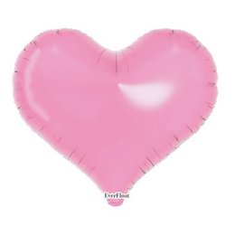 Ibrex Everfloat Jelly Pink Szív Héliumos Fólia Lufi, 46 cm