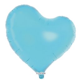 Ibrex Everfloat Sweet Heart Blue Kék Szív Héliumos Fólia Lufi, 46 cm