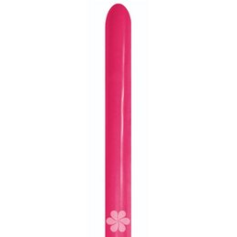 Candy Pink Halvány Rózsaszín Modellező Kukac Lufi - Normál, 50 db