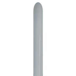 Galambszürke Party Modellező Kukac Lufi, Nozzle Up - Normál, 50 db