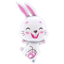 Boldog Nyuszi - Happy Bunny Héliumos Lufi, 91 cm