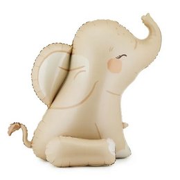Elefánt - Elephant Levegős Fólia Lufi, 90 cm
