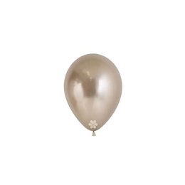 Reflex Champagne - Chrome Pezsgő Lufi, 50 db, 12 cm
