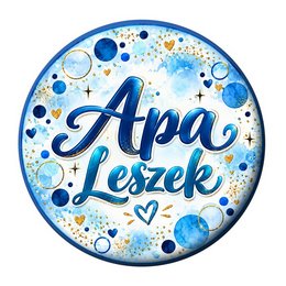 Apa Leszek Kitűző - 5,5 cm