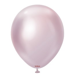 Chrome Pink Gold - Pink Arany Színű Kerek Gumi (Latex) Lufi, 30 cm