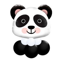 Cuki Panda Nagy Levegős Lufi Dekoráció, 90 cm