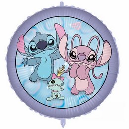 Disney Stitch - Angel Cute Héliumos Fólia Lufi, 46 cm
