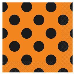 Szalvéta Halloweenre - Narancssárga-Fekete