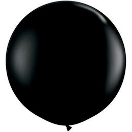 Fekete Óriás Léggömb - 90 cm, 1 db