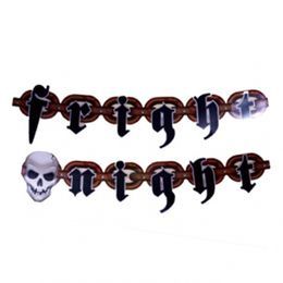 Koponyás Halloween Betűfüzér