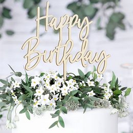 Happy Birthday Feliratú Fa Tortadísz Szülinapra
