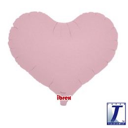 Ibrex Jelly Pink Szív Alakú Héliumos Fólia Lufi, 36 cm