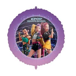 K-POP Demon Hunters - Démonvadászok Héliumos Fólia Lufi, 46 cm