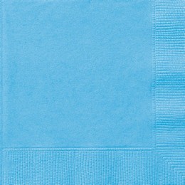 Púder Kék - Powder Blue Papír Parti Szalvéta - 20 db-os