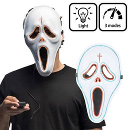 LED-es Sikoly Maszk