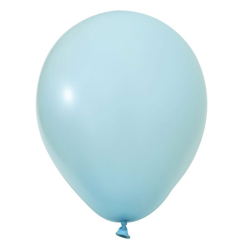12 inch-es Balonevi Macaron Blue Kerek Lufi (100 db/csomag)
