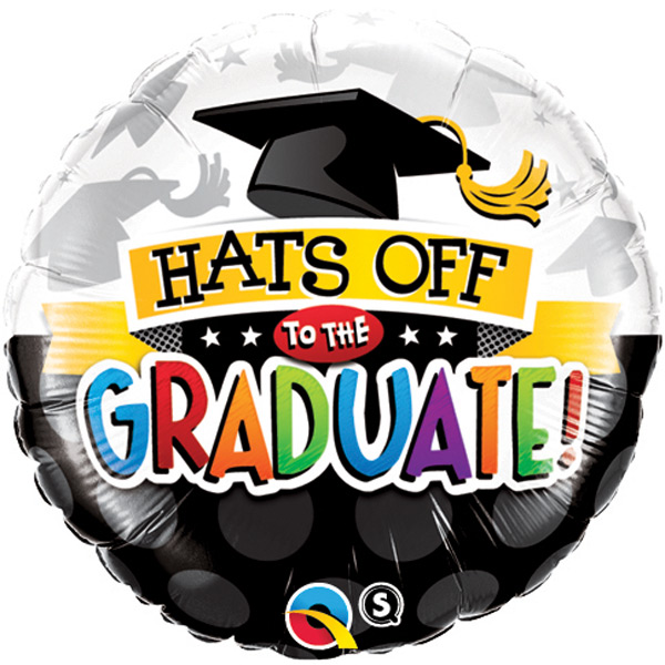 18 inch-es Hats Off To The Graduate! Ballagási Héliumos Héliumos Fólia Lufi