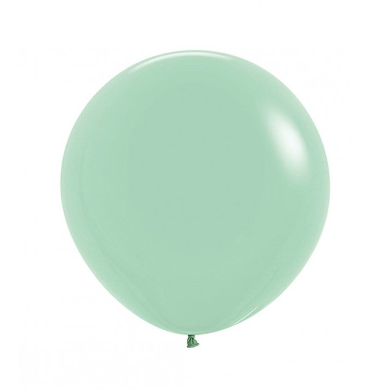 24 inch-es Pastel Dusk Green Tea Lufi (3 db/csomag)