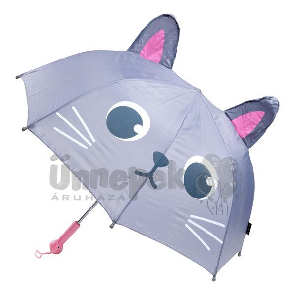 Állatos Zenélő Esernyő Gyerekeknek - Macska