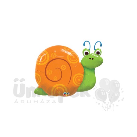 36 inch-es Csiga - Cute Swirly Snail Héliumos Fólia Lufi