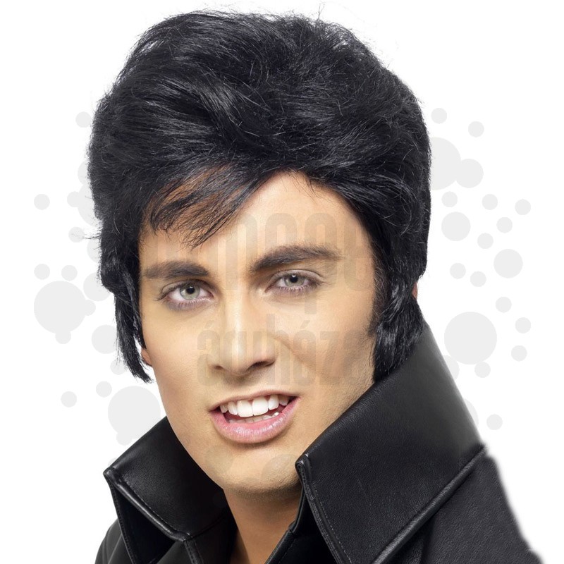 Fekete Elvis Presley Paróka