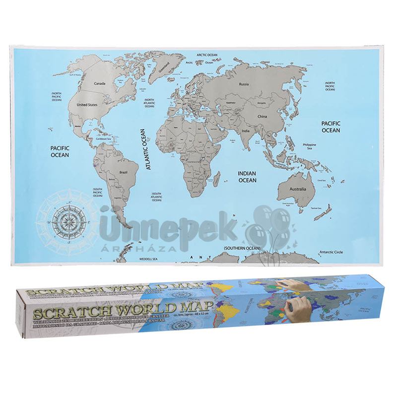 lekaparható térkép Kaparós térkép – ideális ajándék utazóknak lekaparható térkép