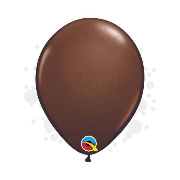 5 inch-es Chocolate Brown (Fashion) Kerek Lufi (100 db/csomag)