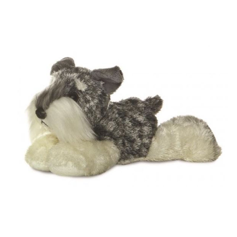 Mini Flopsies Plüss - Schnauzer, 20 cm-es
