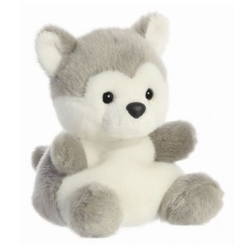 Palm Pals Plüss - Busky Husky, 13 cm-es