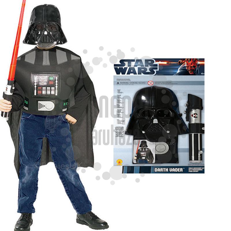 Star Wars - Darth Vader Farsangi Jelmezkellék Parti Szett Gyerekeknek
