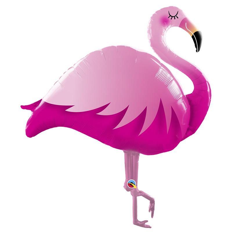 46 inch-es Pink Flamingo Super Shape Fólia Lufi