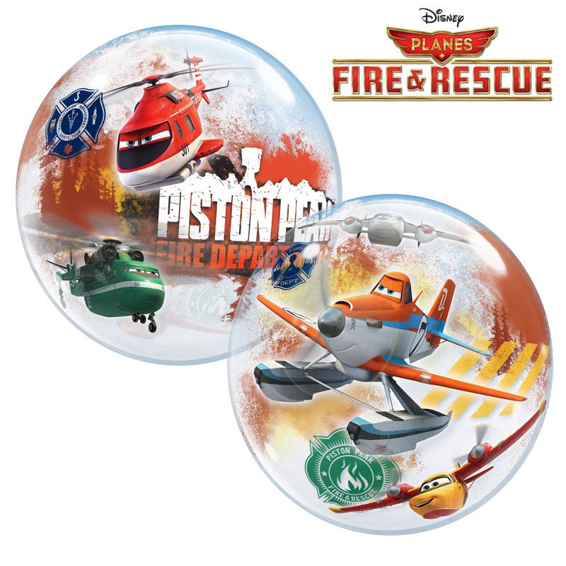 22 inch-es Disney Planes Fire & Rescue Bubbles Héliumos Lufi