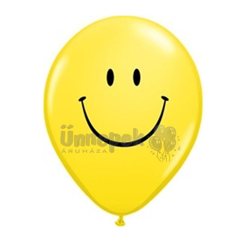 11 inch-es Smile Face Yellow Lufi (50 db/csomag)