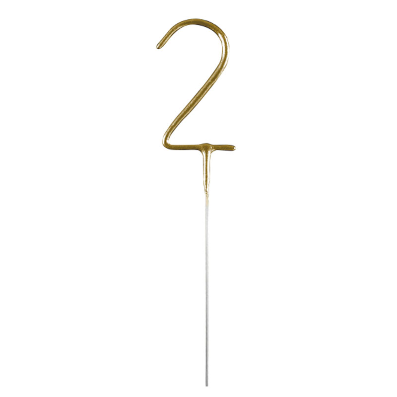 Szám Alakú Arany Csillagszóró - 2