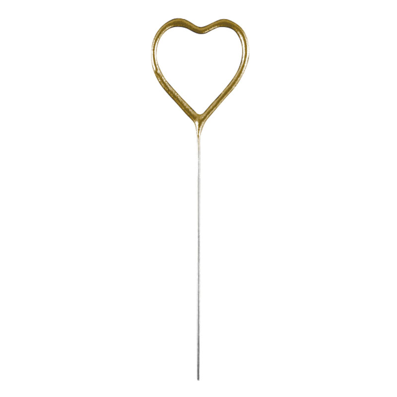 Szív Alakú Arany Csillagszóró